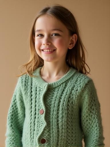 Cardigan in cotone biologico